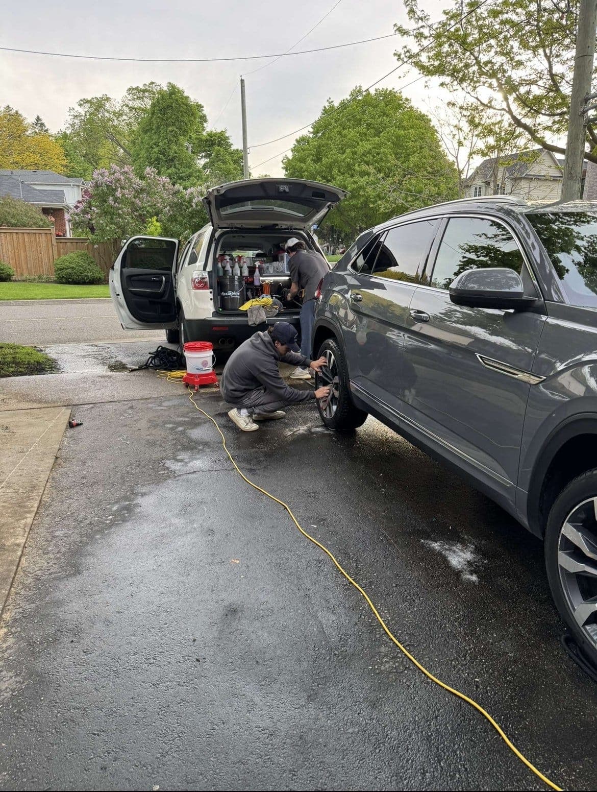 GTA Luxury Detailing team performing mobile detail service